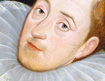 Portrait of James VI of Scotland, by Adrian Vanson, c.1585. Purported to be the marriage portrait sent  to the Danish court  to seduce Anna, his future wife.