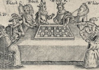 Original title page for A Game at Chess, 1624. Folger Shakespeare Library. Public Domain.