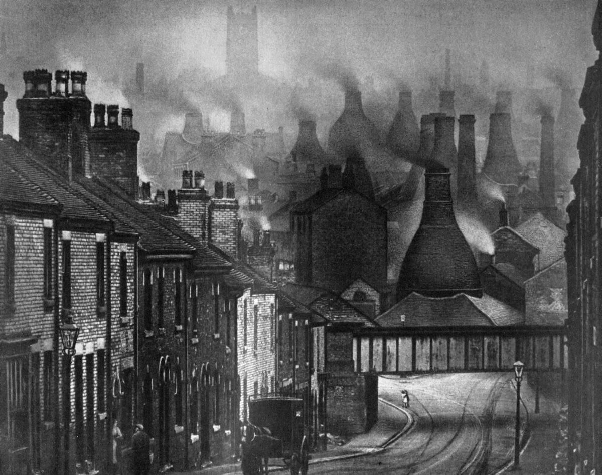 Photograph of the Potteries, Staffordshire, 1926. Heritage Images/TopFoto.