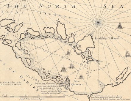 Map of the Isthmus of Darien ‘where ye Scots West India Company were setteled’, 1699. ©John Carter Brown Library.