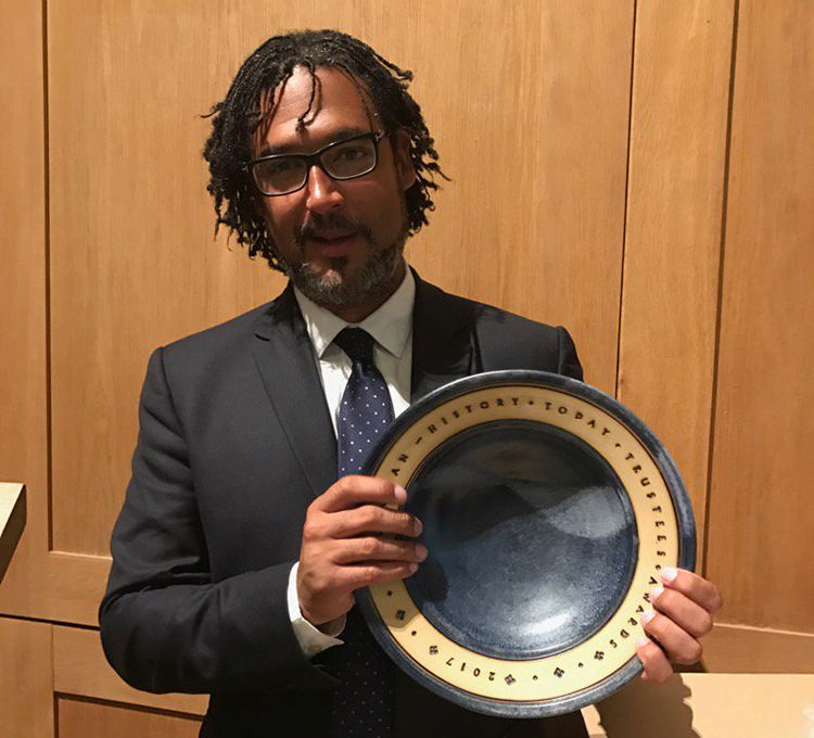 Longman-History Today Trustees' Award winner David Olusoga.