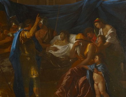 ‘The Death of Germanicus’, by Nicolas Poussin, 1627. Minneapolis Institute of Art. Public Domain.