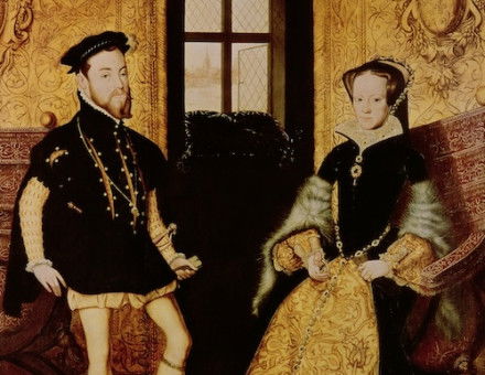 Mary I of England and Philip II of Spain, Hans Eworth, 1558. Bridgeman Images.
