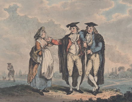 ’The Students‘, by Thomas Rowlandson, 1 January 1793. Metropolitan Museum of Art. Public Domain.