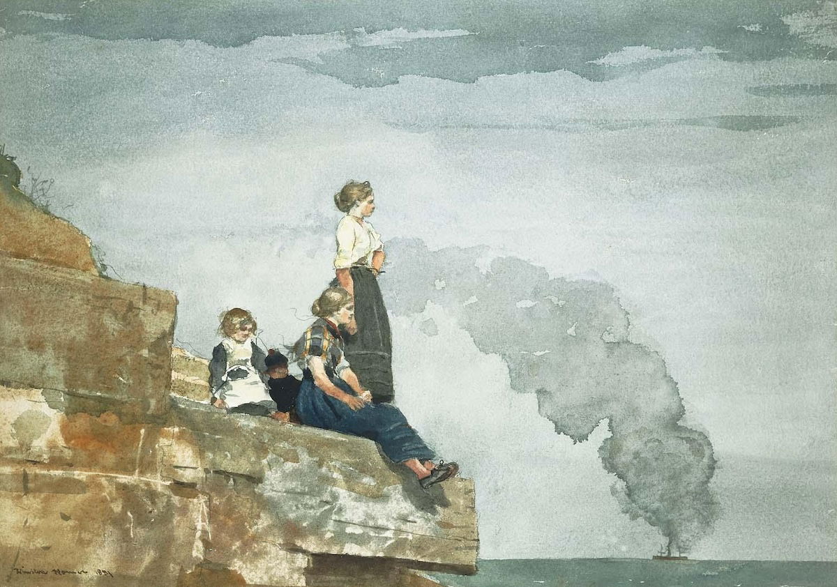 ‘Fisherman's Family (The Lookout)’, by Winslow Homer, 1881. Museum of Fine Art, Boston. Public Domain.