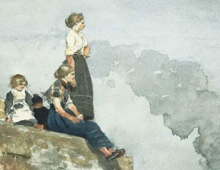 ‘Fisherman's Family (The Lookout)’, by Winslow Homer, 1881. Museum of FIne Art, Boston. Public Domain.