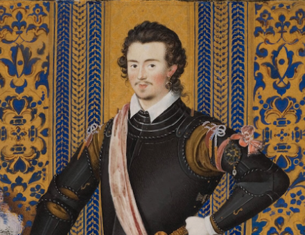 Sir Robert Dudley, Duke of Northumberland, by Nicholas Nilliard, c.1590-93. 